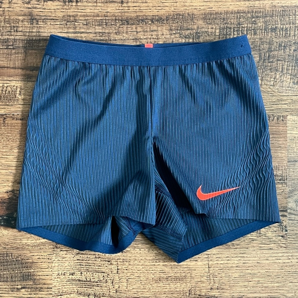 Nike Pro Elite Track & Field 3” Tights Made In USA ‘Navy Red’ (size wmns S)